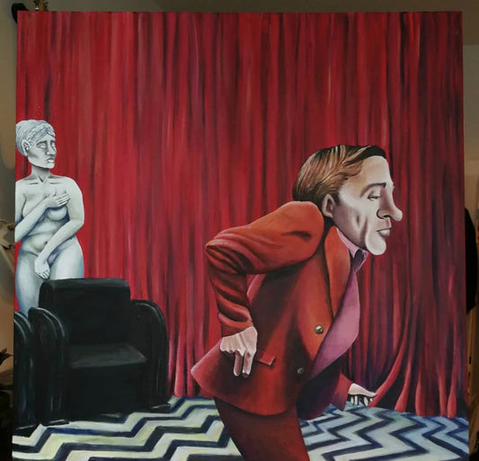 Painting with Twin Peaks Motif