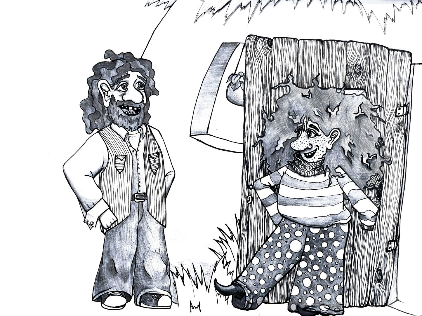 Illustrationer til børnebogen My & Arthur