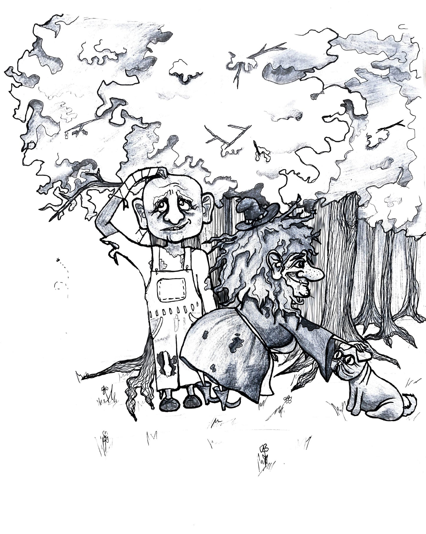Illustrationer til børnebogen My & Arthur