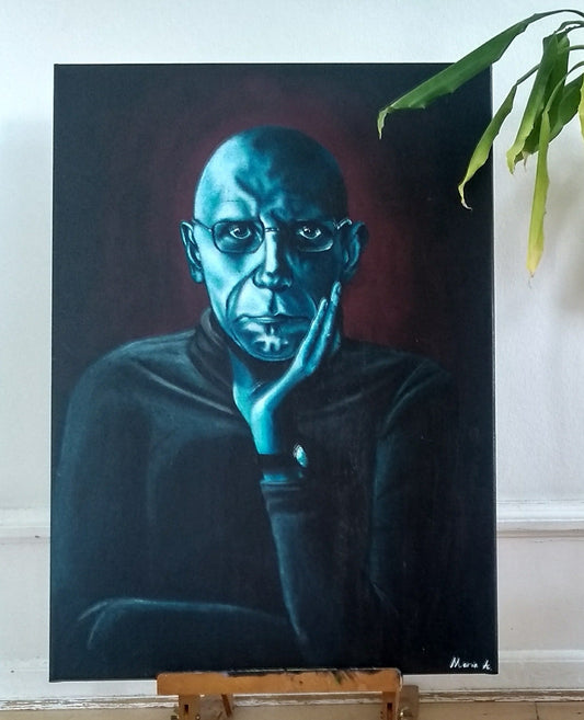 Portræt af Michel Foucault