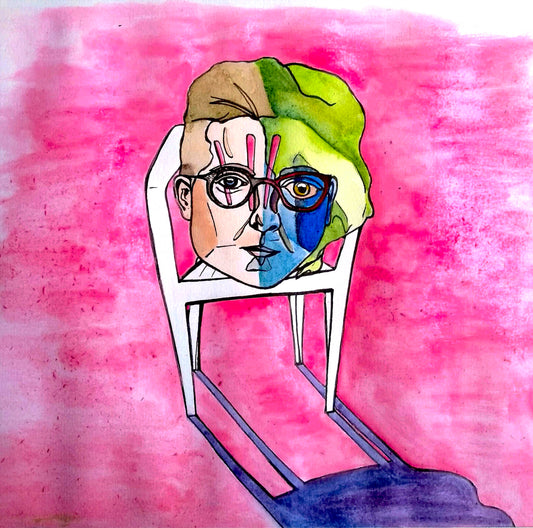 Illustration til podcast om Thomas Korsgaard
