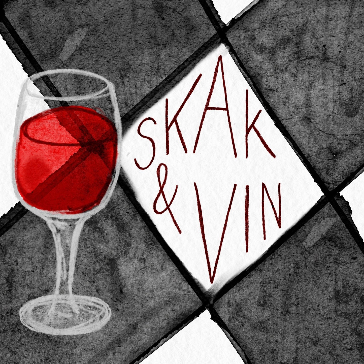 Skak & Vin logo