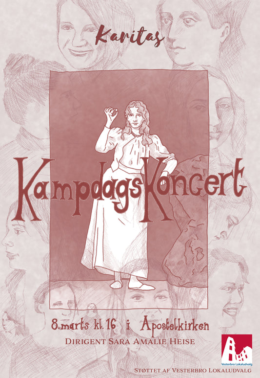 Plakat for Vokalensemblet Karitas